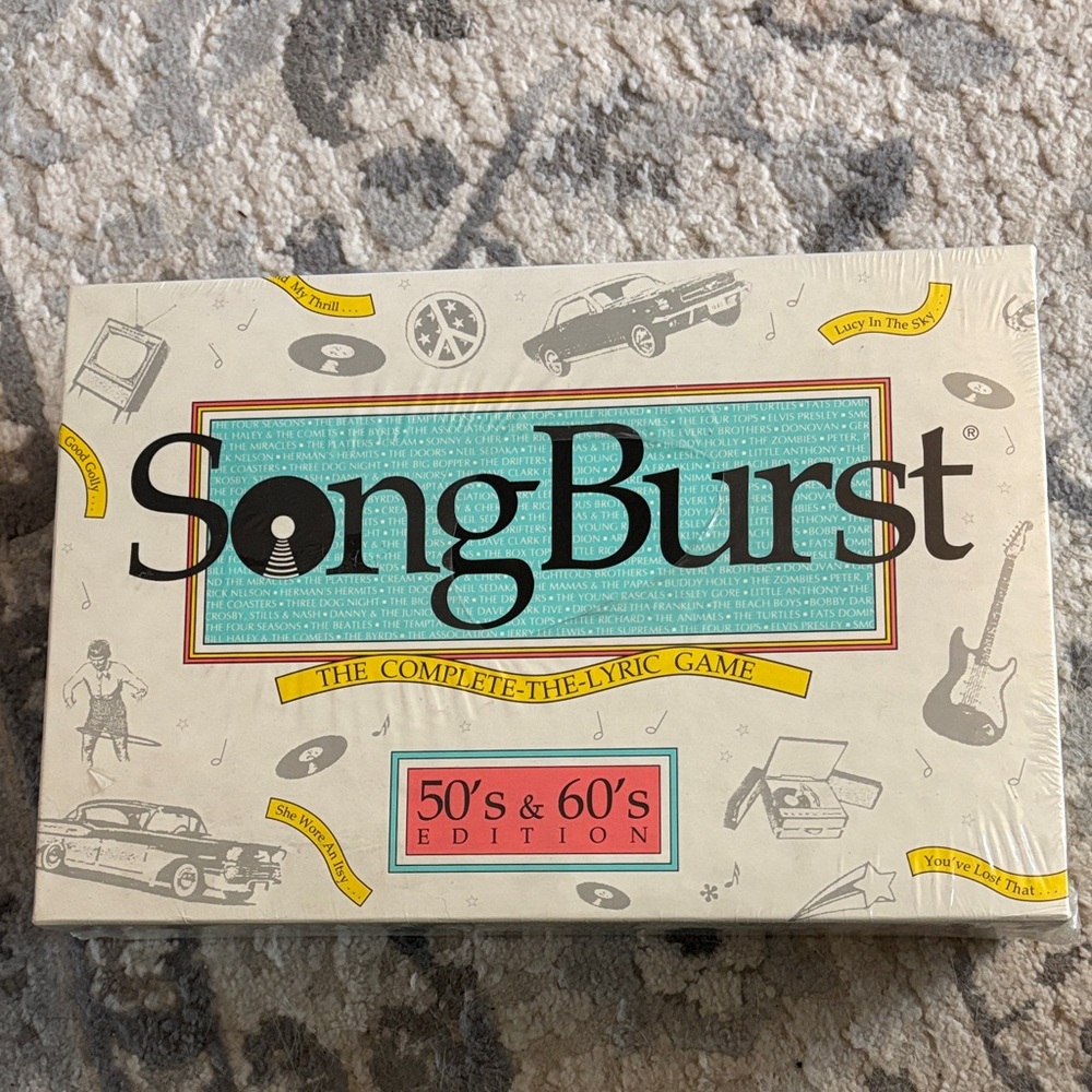 SongBurst 50's & 60's Edition Game